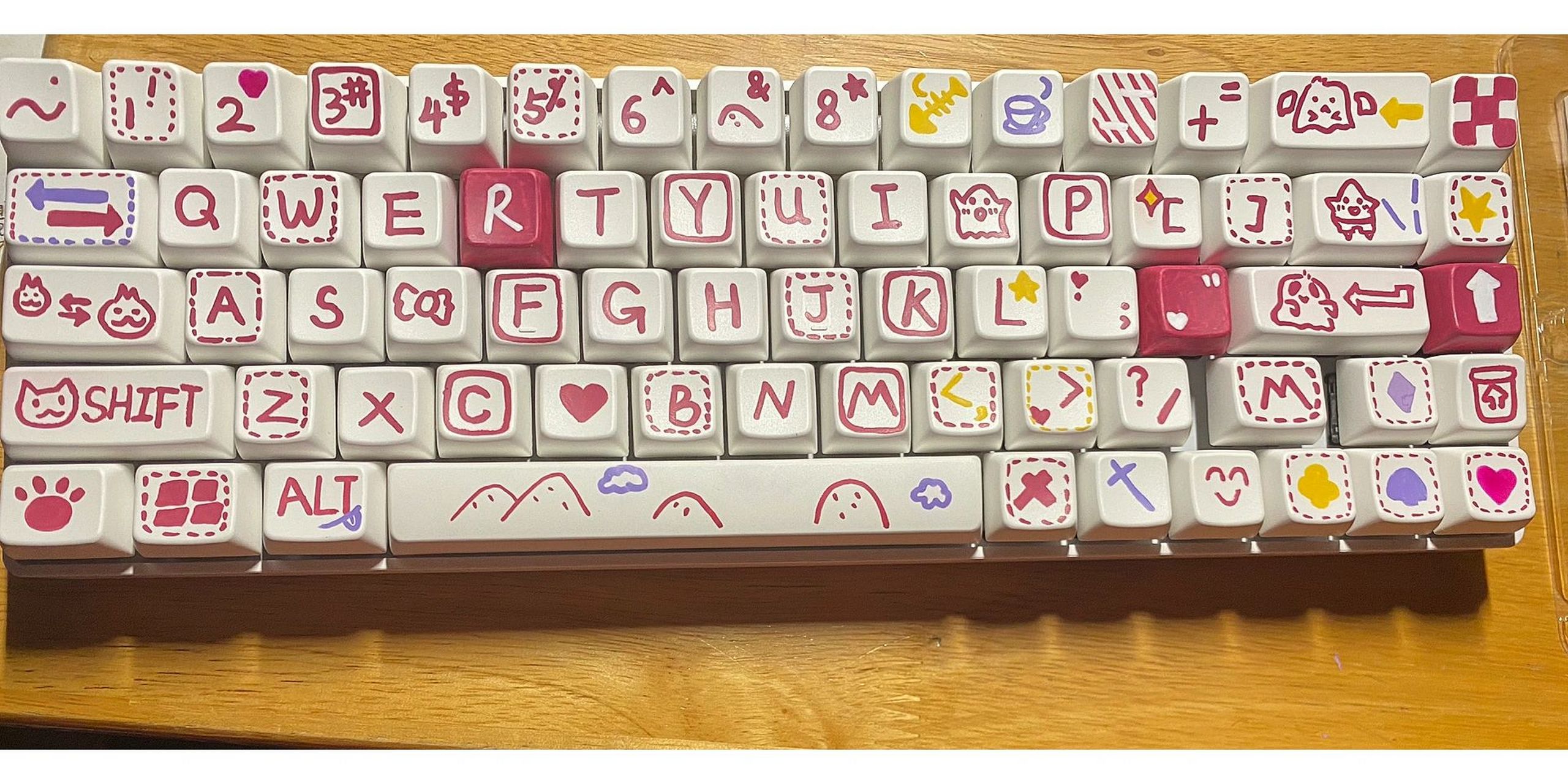 儿童手工制作电脑键盘图片