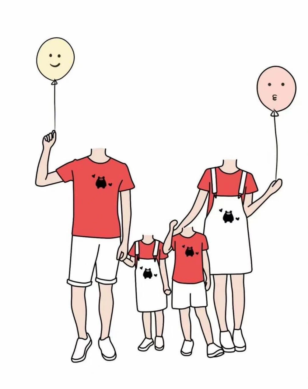 一家四口抠图素材～兄妹篇98699969976997附教程 前面