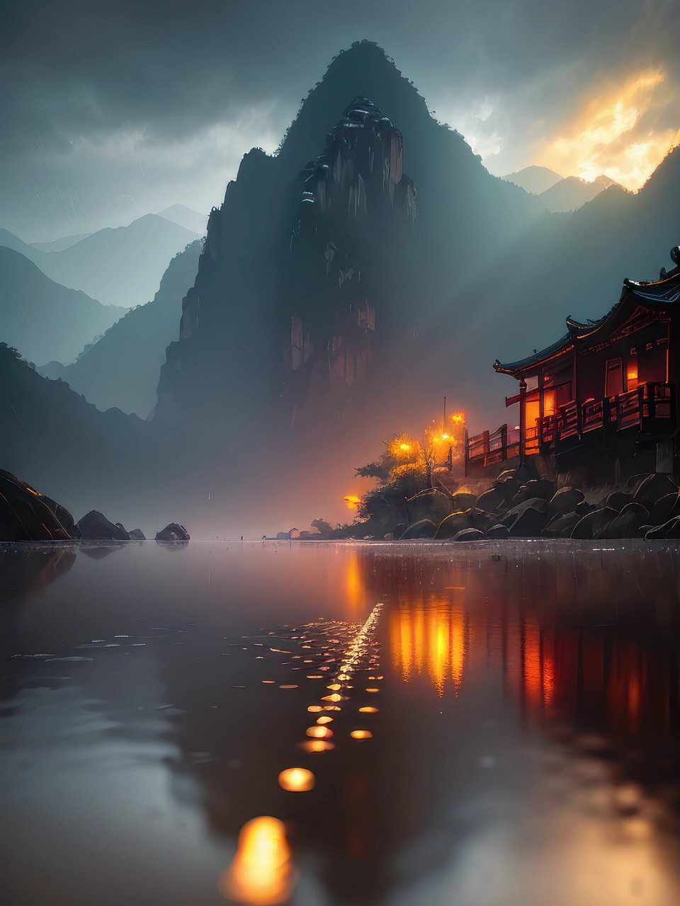 雨中山景,让人心情平静的画面 行在山水间,心中自有天地(第11期)