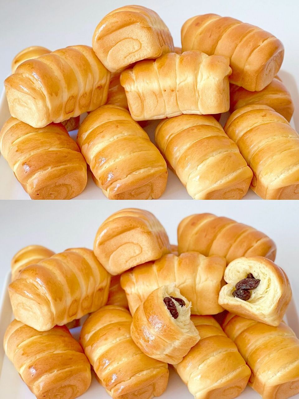 软fufu的奶香提子面包卷00又香又软超好吃 这个面包卷真的超超柔软