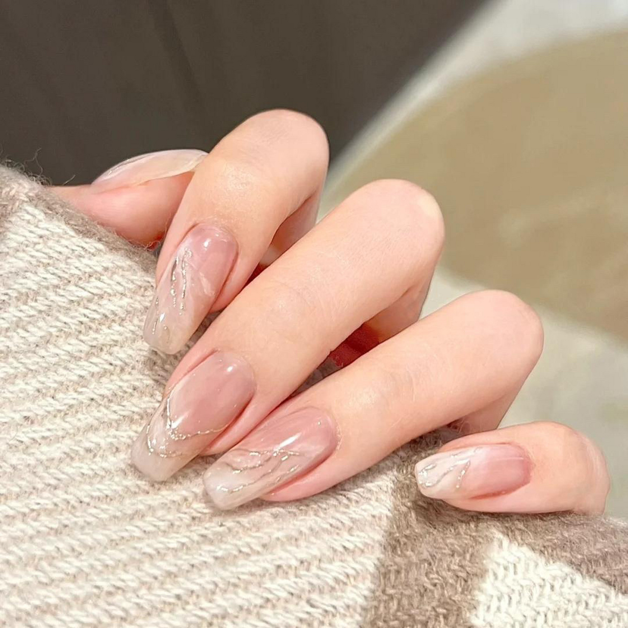 低调温柔的伴娘美甲97姐妹们收起来!