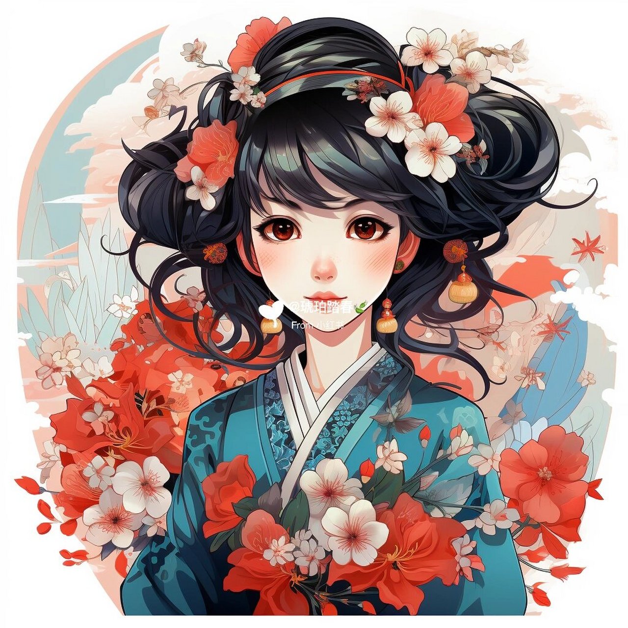 十二花神头像-兰花|君子之交淡如水