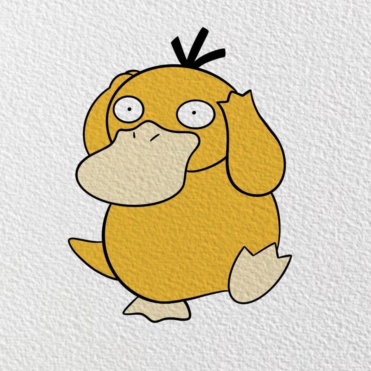 简笔画|【可达鸭】(附过程) 8215 8215 8215 【用具】