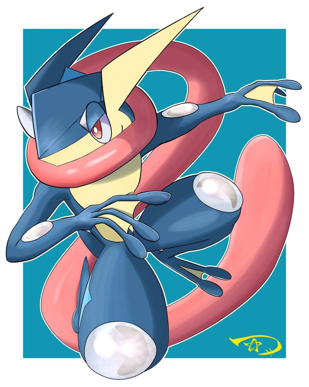 宝可梦壁纸-甲贺忍蛙 -转载- 甲贺忍蛙7815泰酷辣!