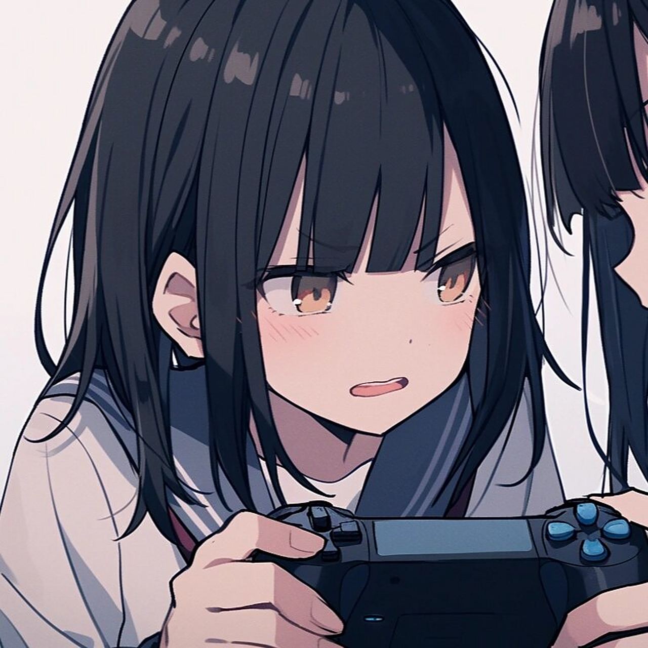 【首发】动漫闺蜜头像|一起开黑打游戏 midjourney绘制 ps改良 搬运请