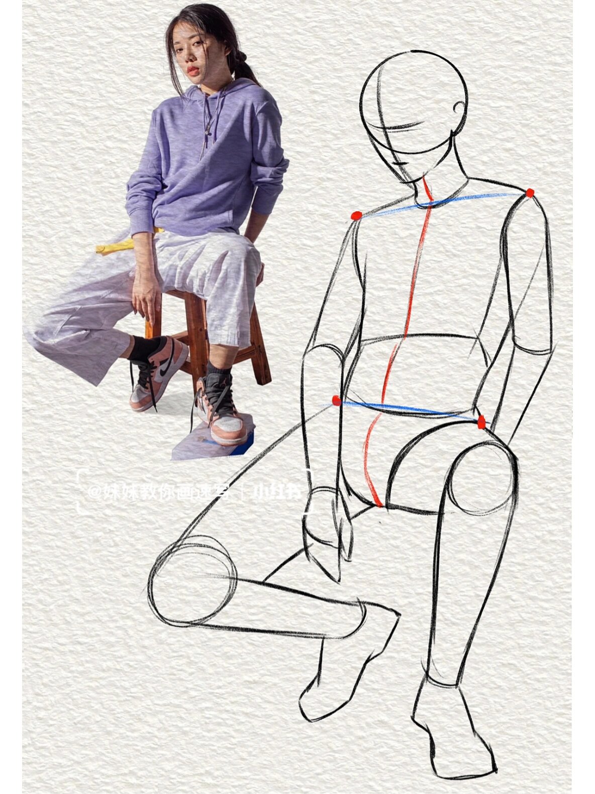 人物体块的速写练习 #速写人间万象# #速写60天挑战赛# #速写人物