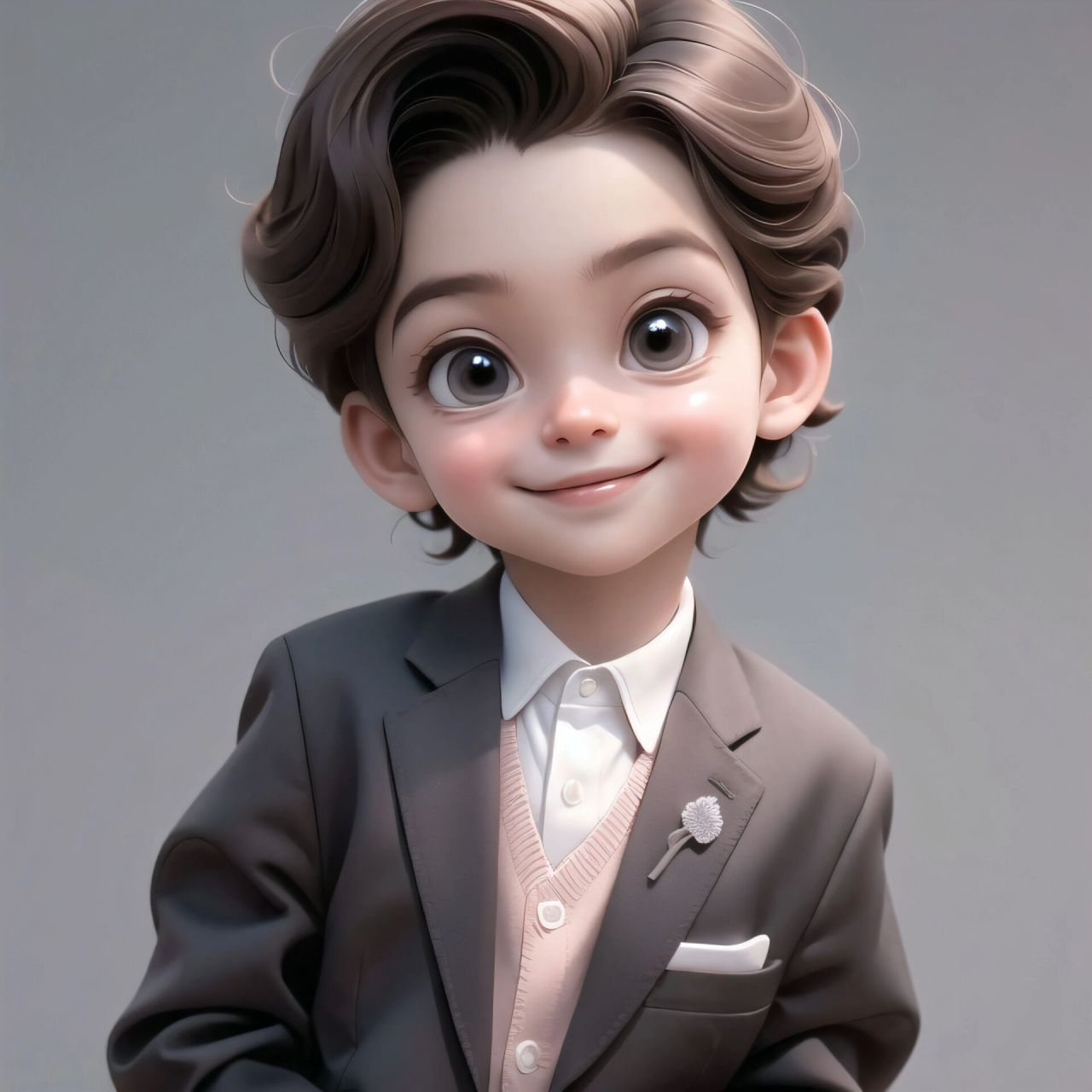 西装小男孩篇07男生头像,迪士尼风男生头像