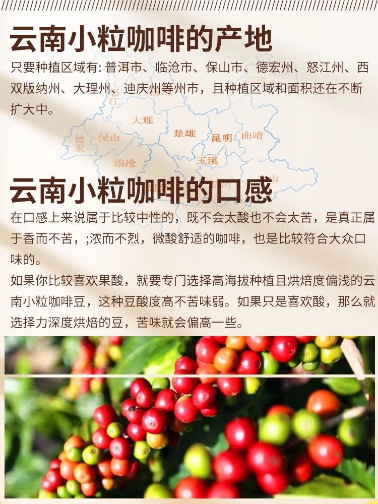 云南小粒咖啡‖咖啡知识‖ 云南保山,普洱,德宏,西双版纳等都是小粒