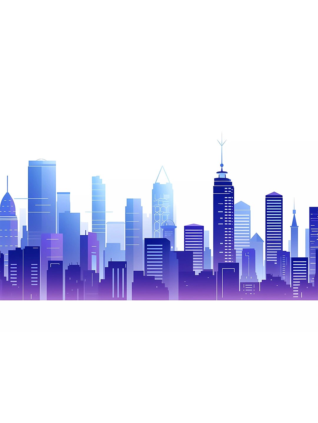 科技感城市剪影78免扣素材