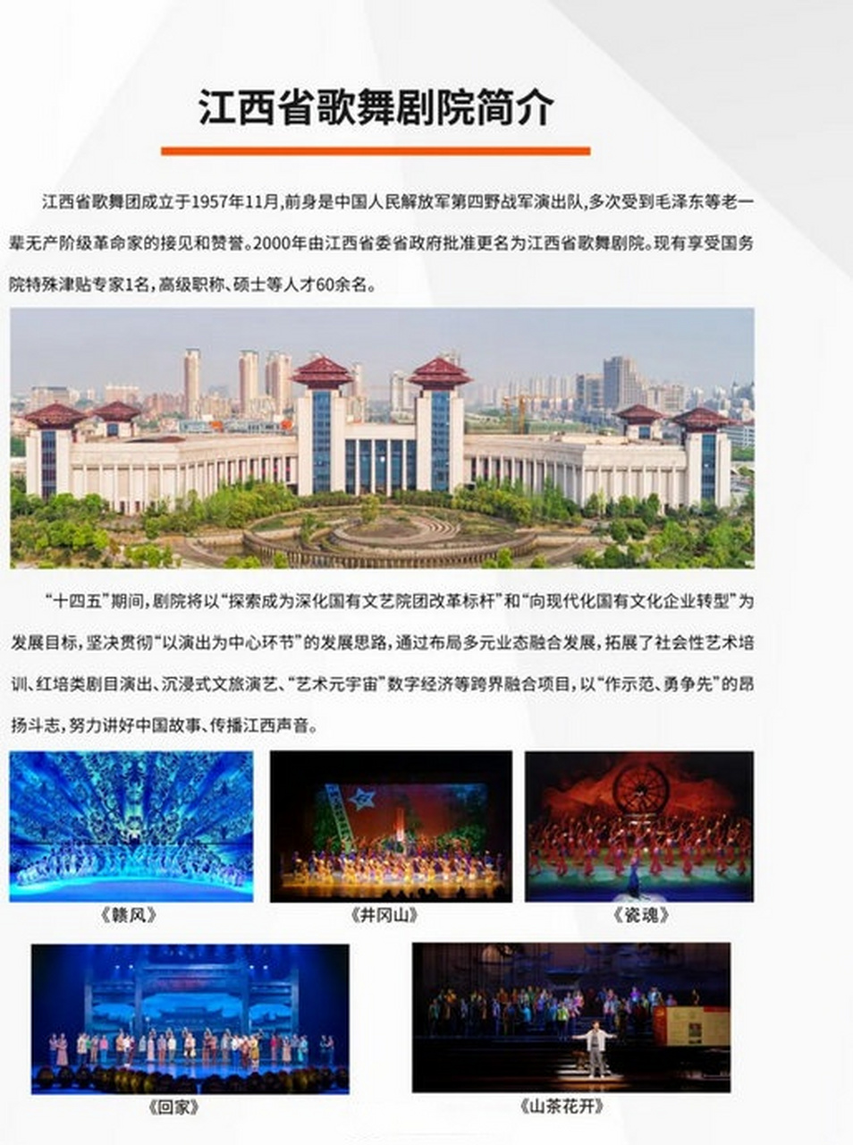 【江西省歌舞剧院艺术教育中心震撼来袭!