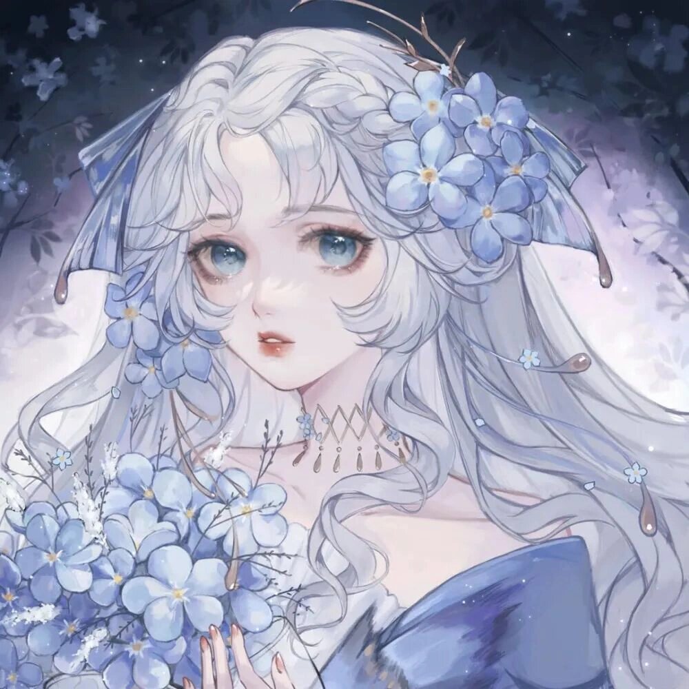 仙气宫廷少女唯美漂亮动漫女生头像(1)