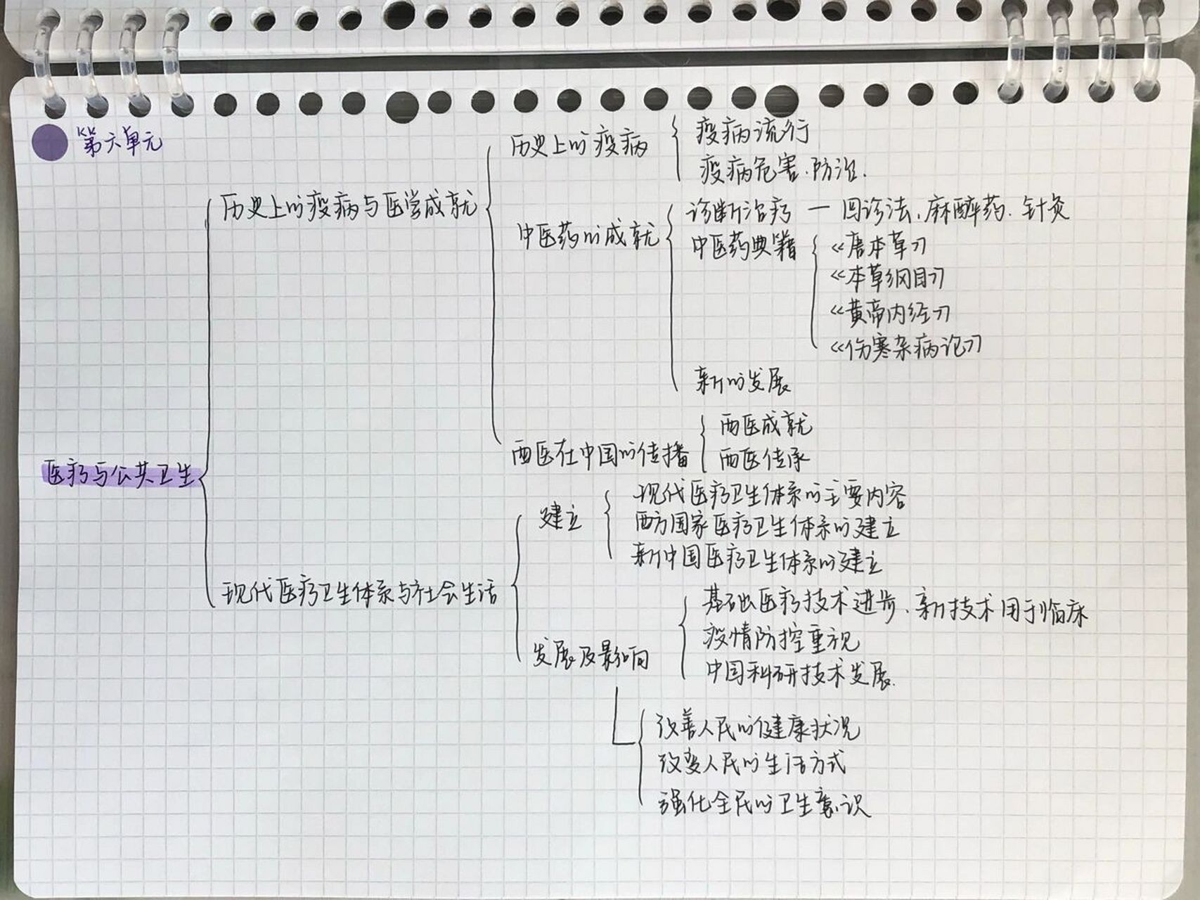 高中历史选择性必修二第六单元思维导图78