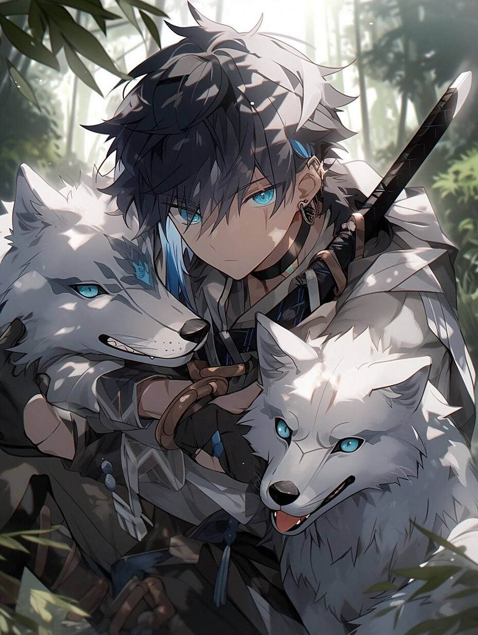 【狼少年】野性帅气少年壁纸头像 少年充满了无限能量与美好,当少年与