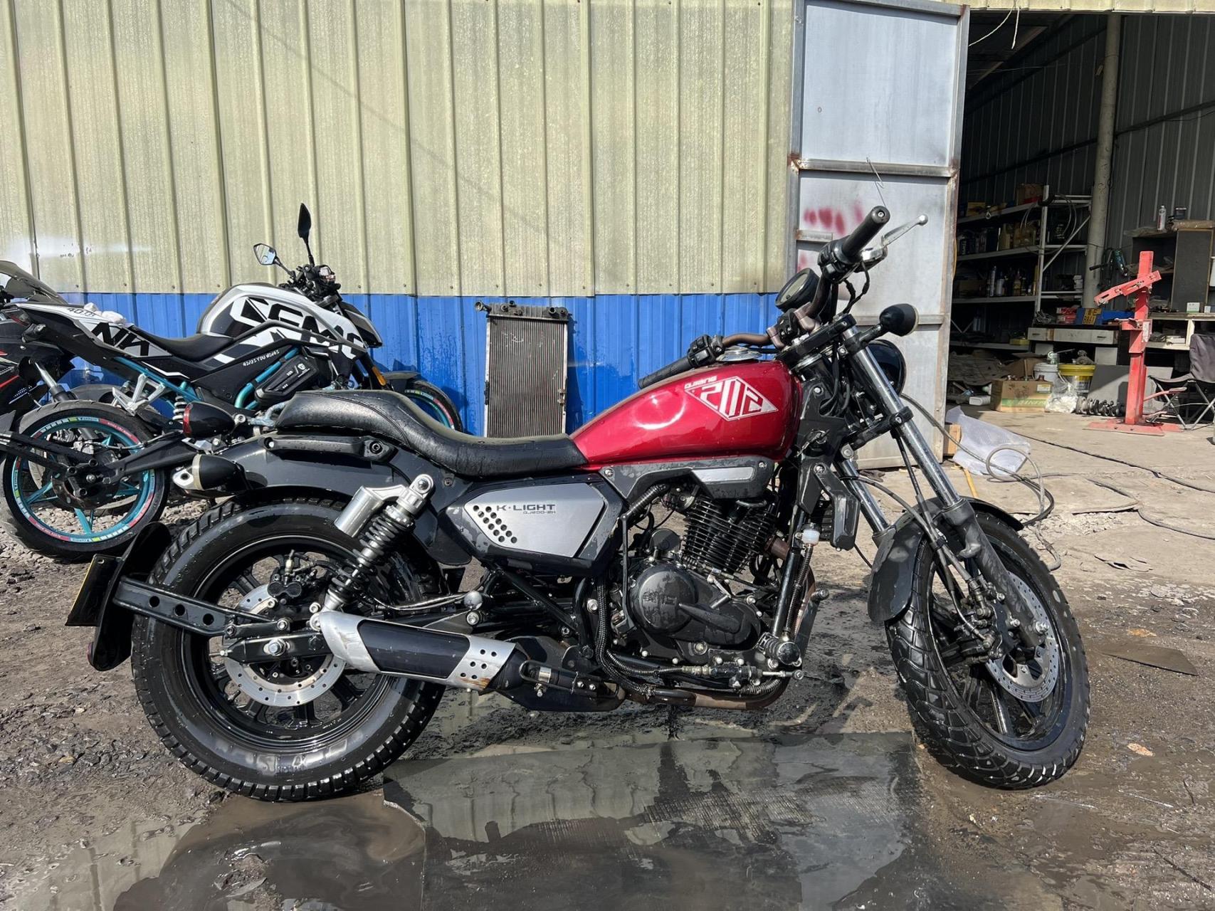 钱江202 复古巡航车 2xxx骑走 车况无敌 刚做保养