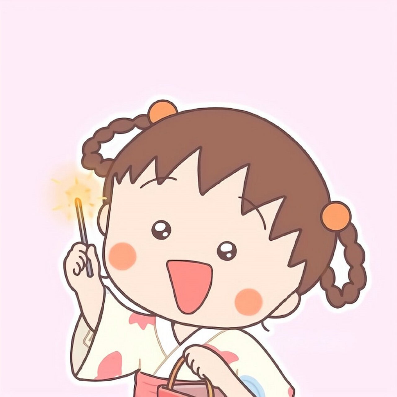 樱桃小丸子可爱头像 樱桃小丸子系列头像