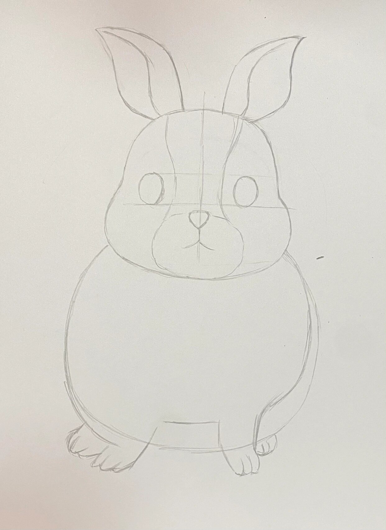 彩铅兔子