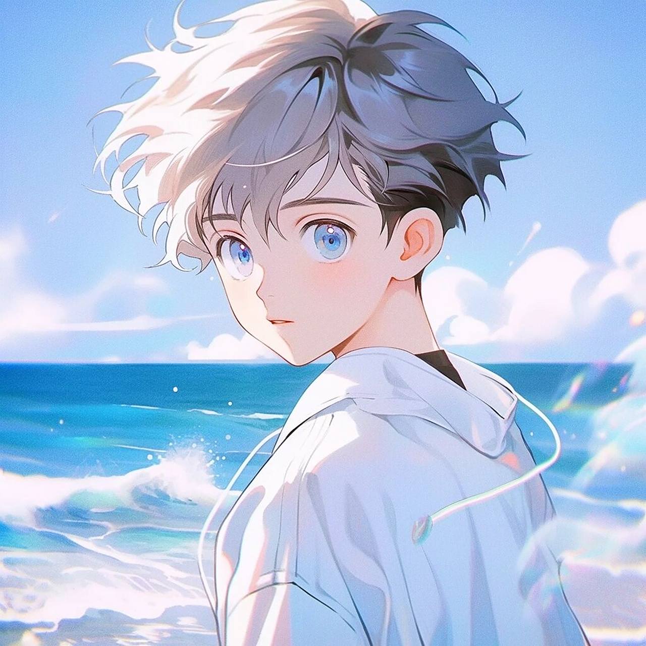 61 男生阳光帅气头像7815 时时刻刻都要照顾好自己的情绪,开心