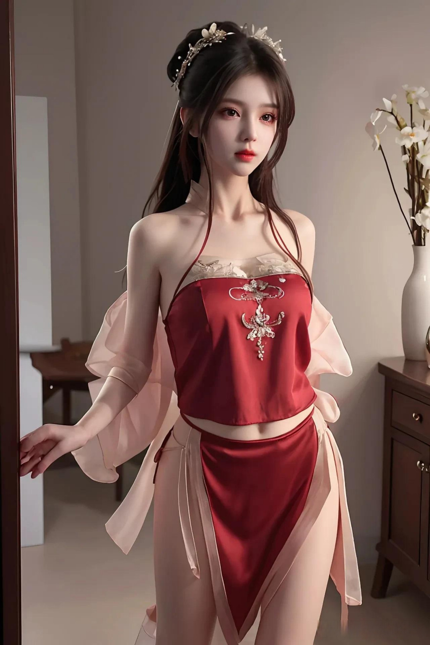 ai美女_古风肚兜