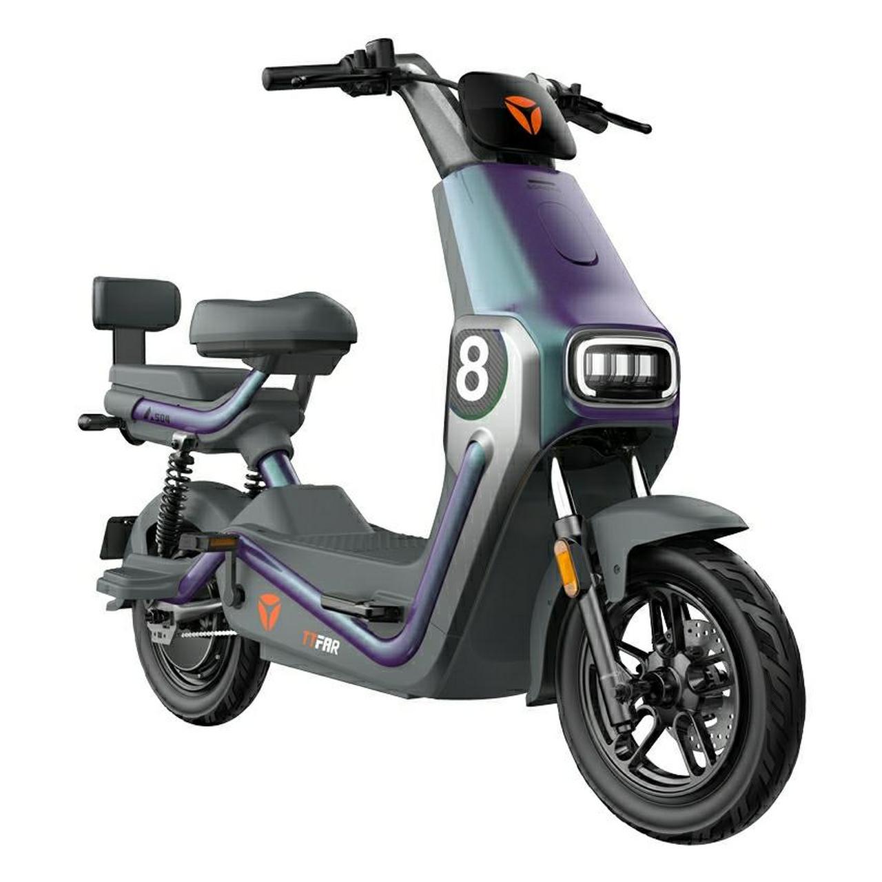 雅迪电动车4月份新款,领致ct730智趣版碟刹,升级飞机式车把,车身骨架