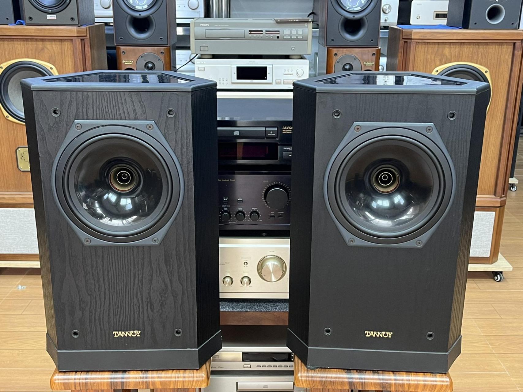 英国天朗tannoy 609ii书架音箱  8寸同轴喇叭 3000元