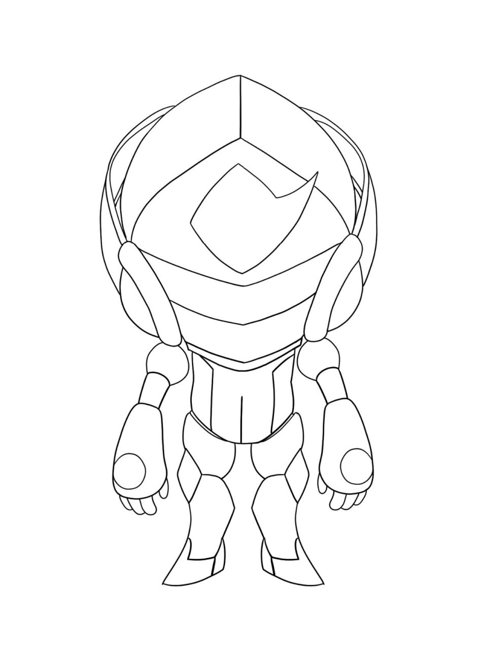 打卡喜羊羊与灰太狼13机械喜羊羊(含线稿)