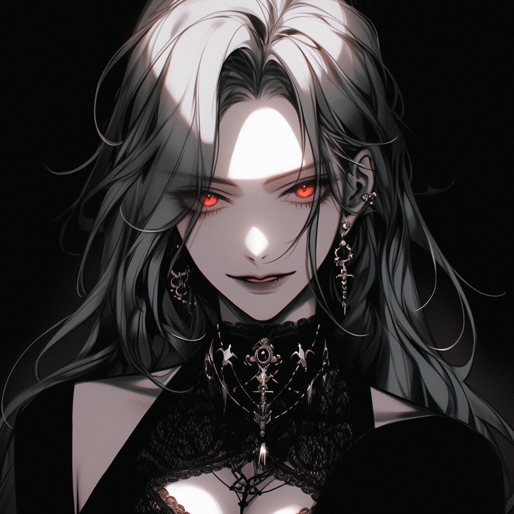 midjourney|旧漫头像-暗黑-我们顶峰相见