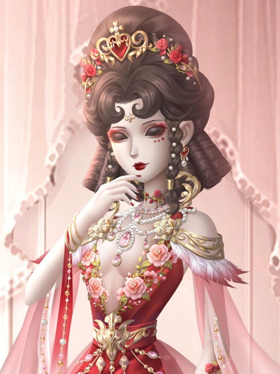 96绘制了红夫人阿芙洛狄忒之恋的第二形态 第二形态侧重于体现阿芙