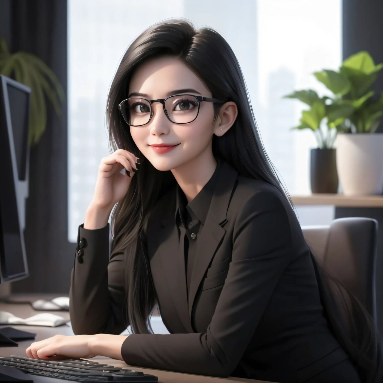 职业女生头像|定制你的专属头像吧