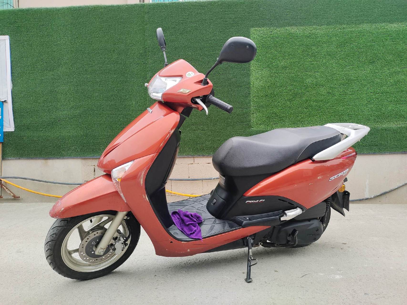 16年本田佳御110电喷水冷.17000多公里 吃灰车! 4888