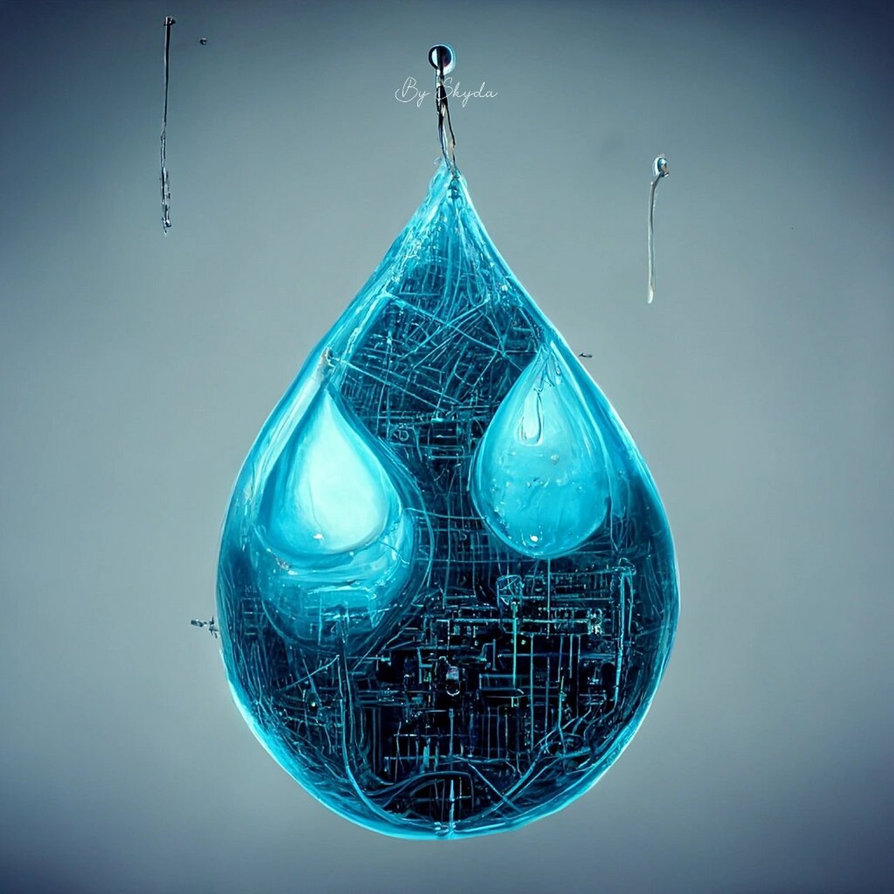 我用ai解封三体文明水滴设计稿 恭喜你获得水滴设计稿 是否联络地球?