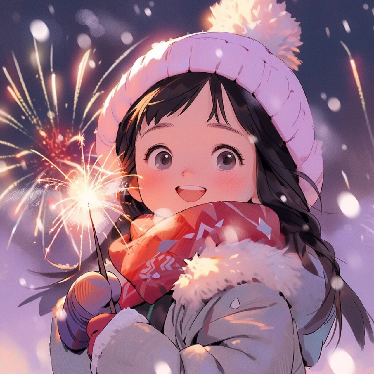 2024平安喜乐万事胜意 新年头像 #用一张照片开启冬天的故事# #每秒都