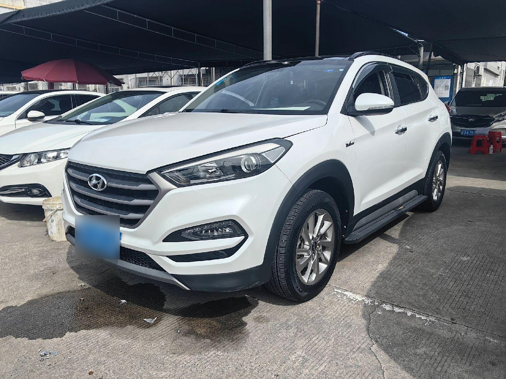 18年现代途胜1.6t原版原漆苏户一手实表3.9万公里6个多收的