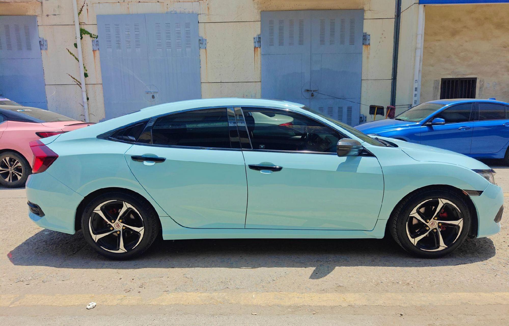 本田思域.红标思域改色膜案例分享.