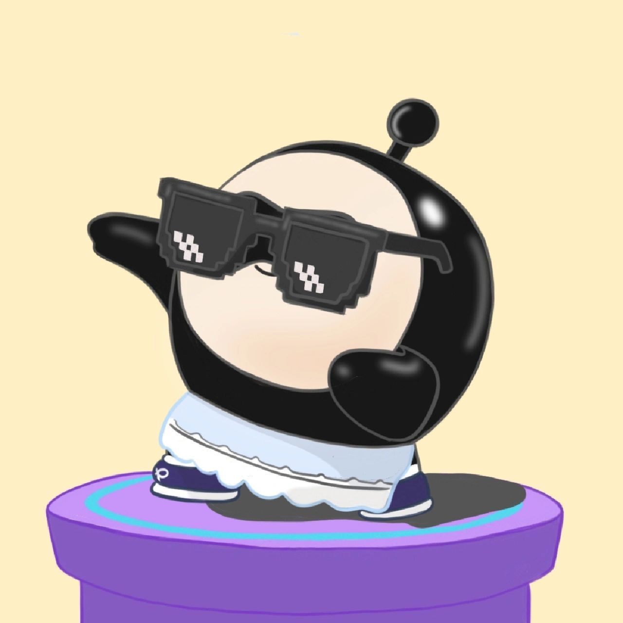 蛋仔头像19/黑蛋投稿合集  看来有很多宝子都喜欢小黑蛋鸭,投稿最多的