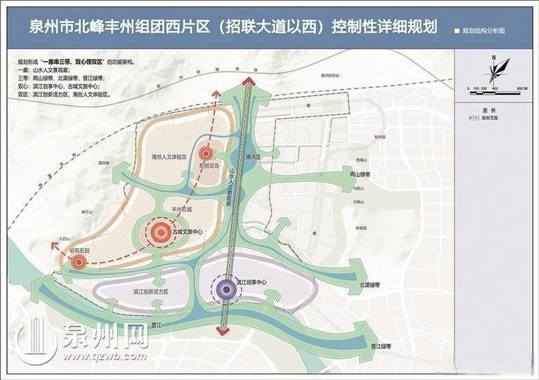 【泉州北峰丰州组团西片区控规获批实施】记者从泉州市自然资源和规划