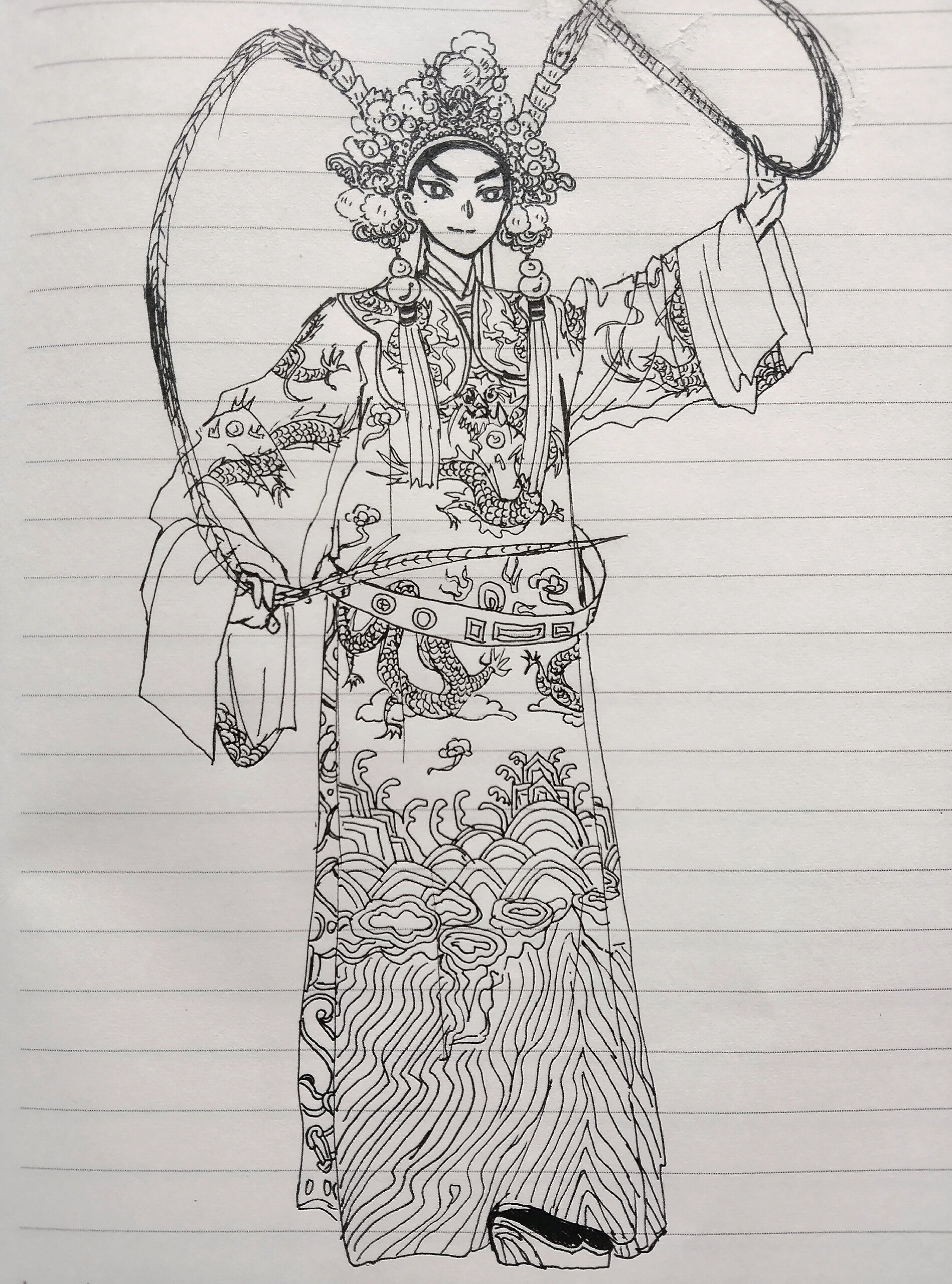 (对不起我把翎子画残了