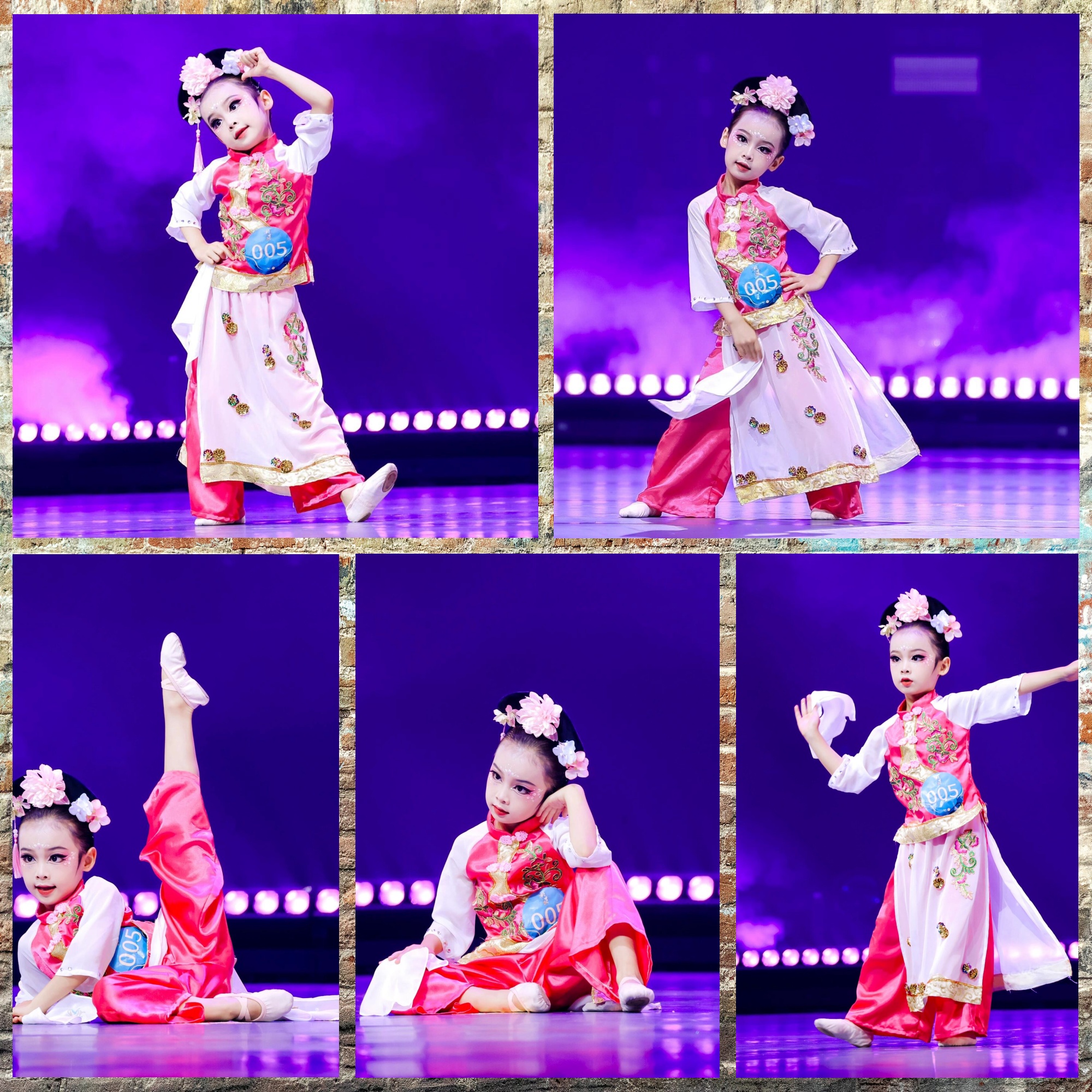 六岁童星独舞 亮相桃李杯