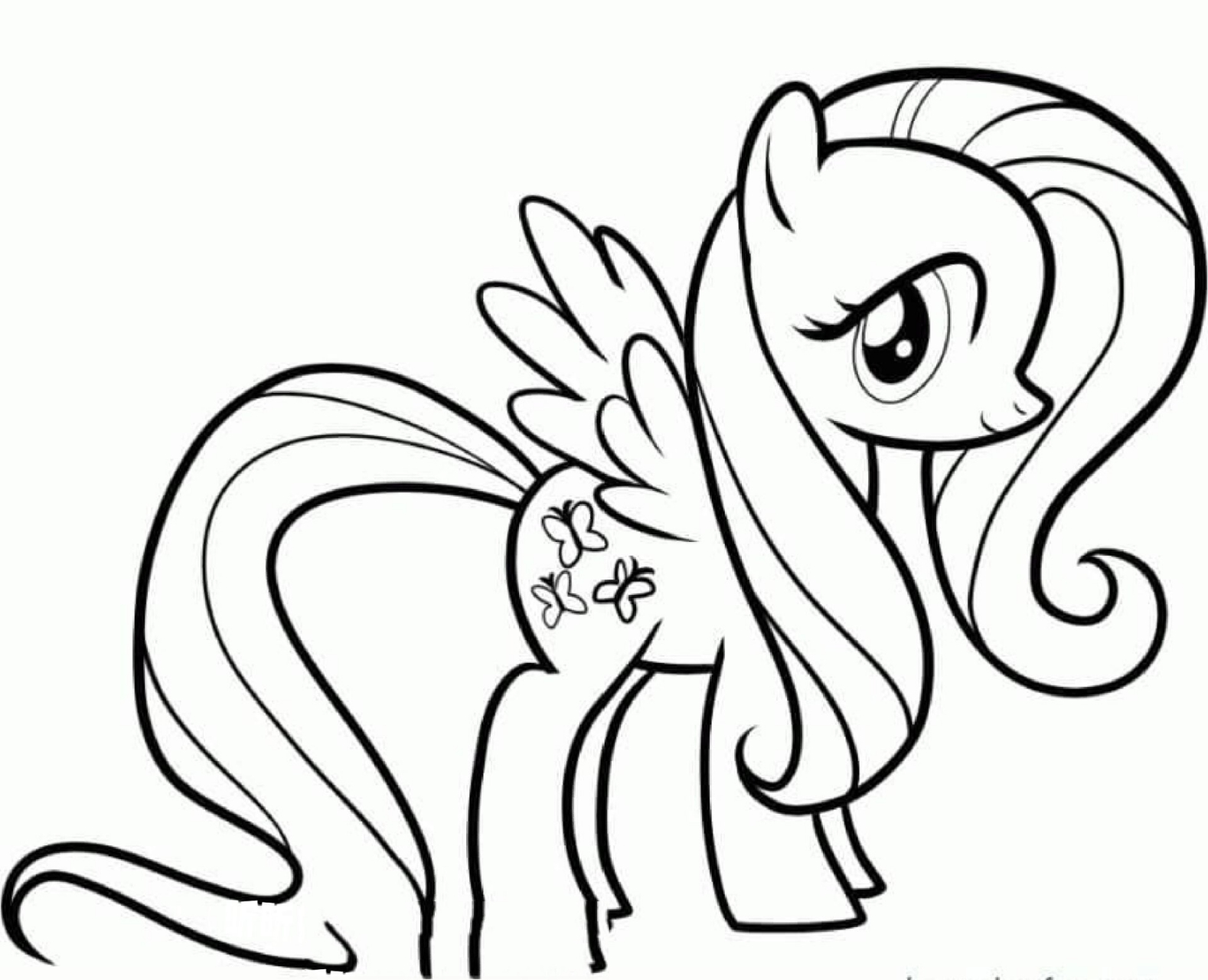 96小马宝莉涂色免费分享(系列二) 更多育儿资源,可以到主页