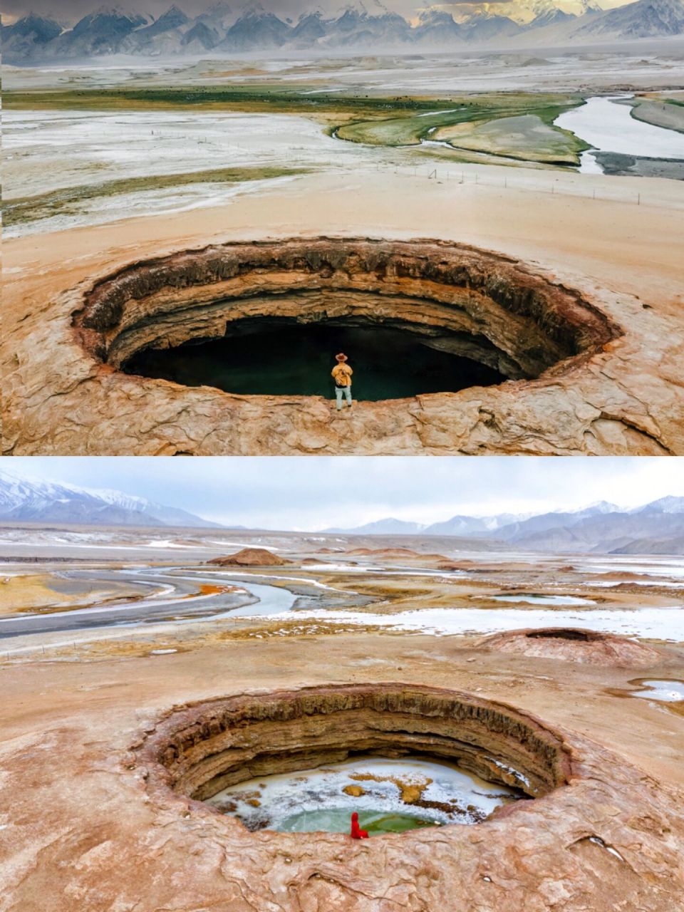 南疆冷门秘境|木吉火山口99新疆大地之眼 本年度新疆喀什最佳打卡地