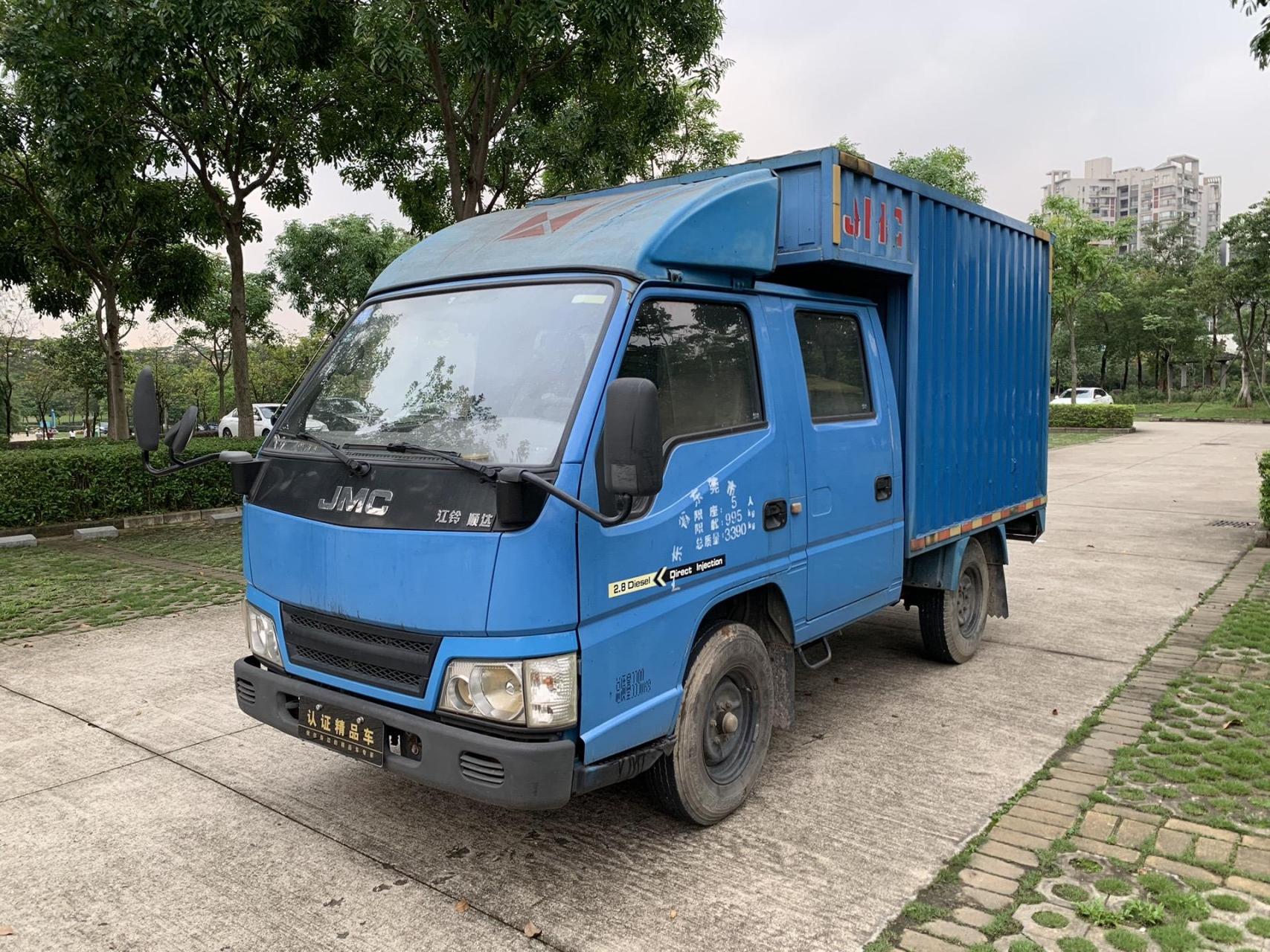 刚刚到14年10月国四排放江铃顺达双排坐货车,2.