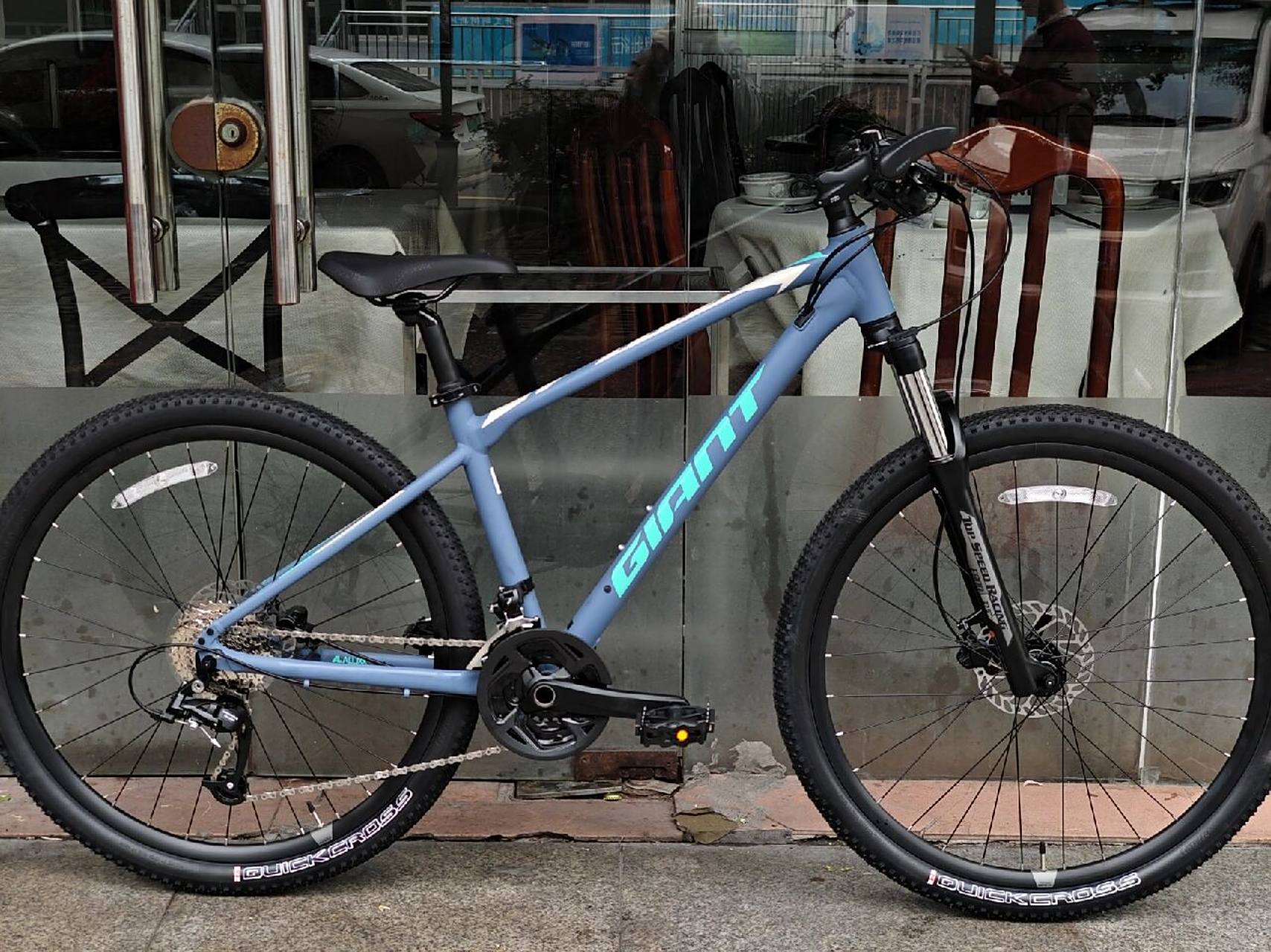 捷安特atx 830 8系销冠atx830 2023款 全新涂装67 消光月食蓝 水墨