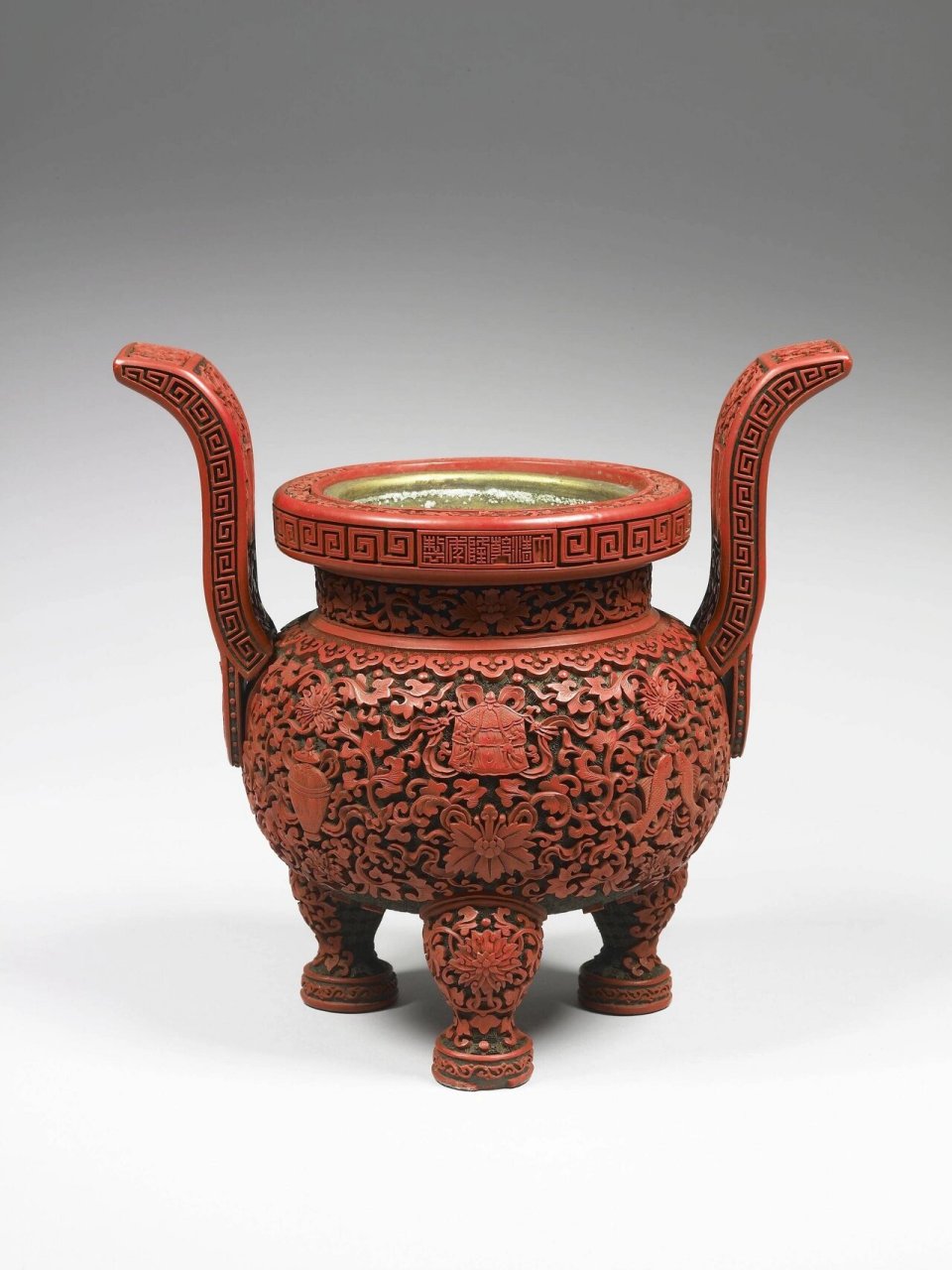 传统文化工艺·故宫收藏·剔红漆器·文物之美 94剔红,又称雕红漆