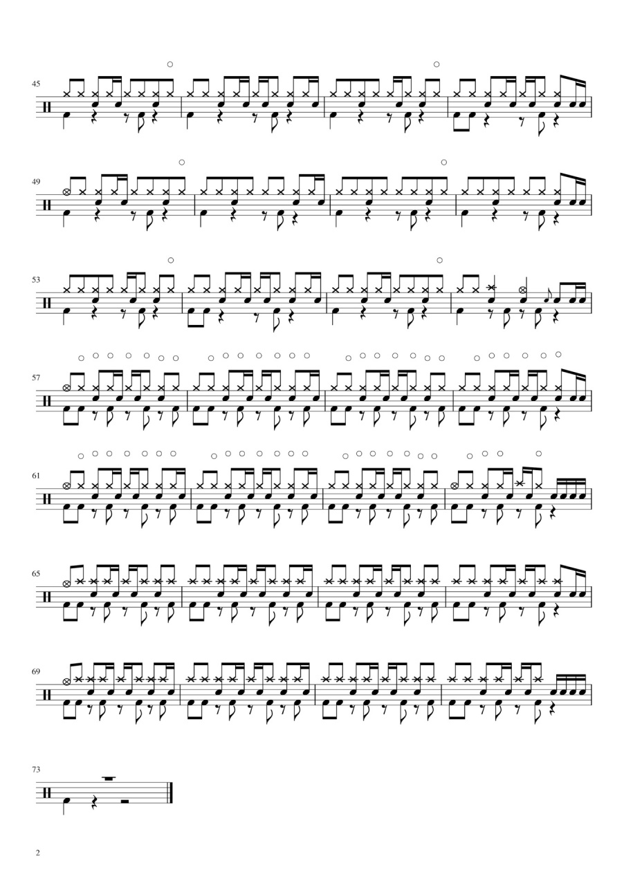 鼓谱【精卫】30年前6150年后99这歌贼猛 这歌打鼓真是太有感觉了