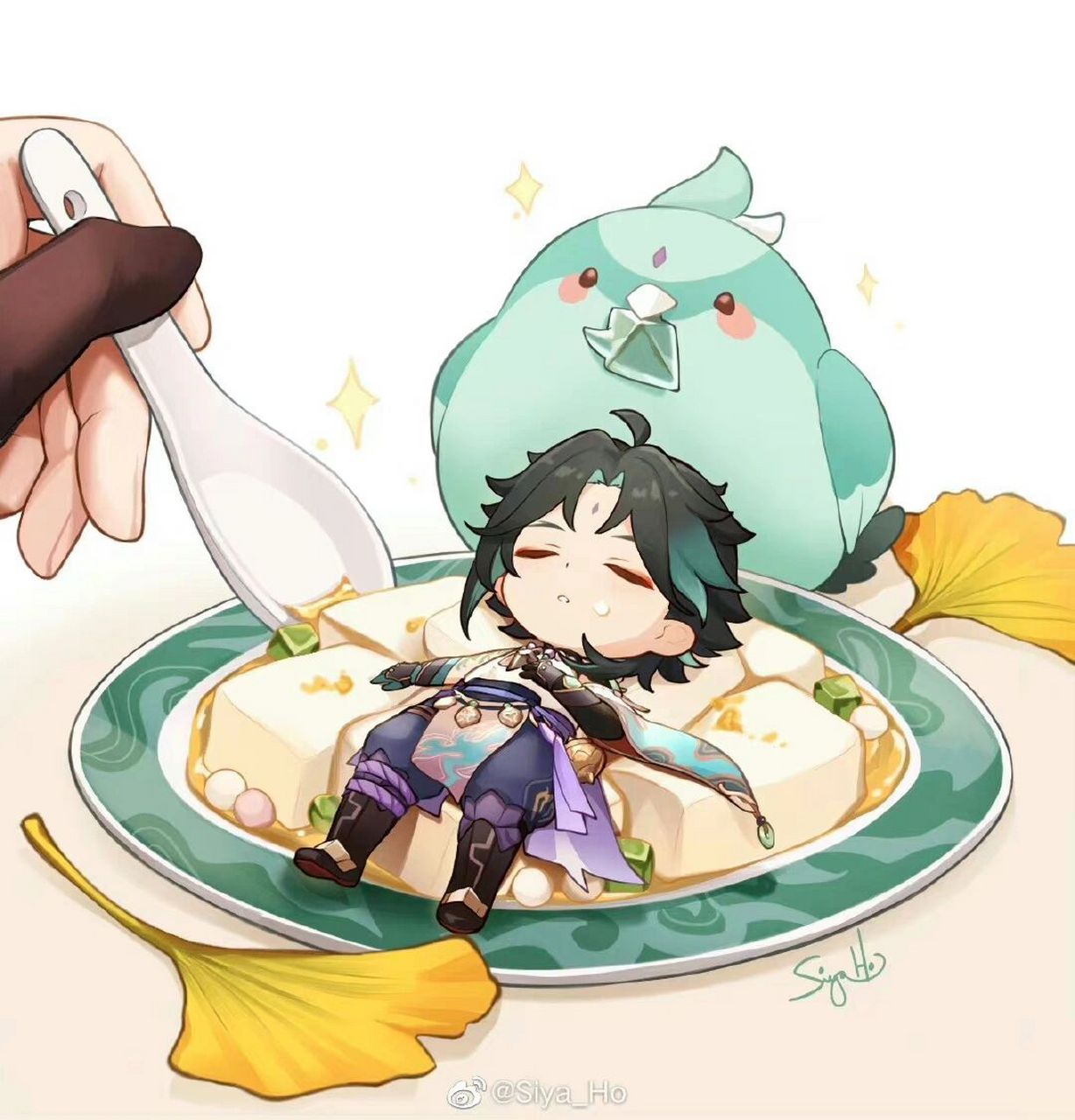 魈魈真的太可爱了05 我还是继续攒原石抽魈好了,呜呜呜05魈请原谅