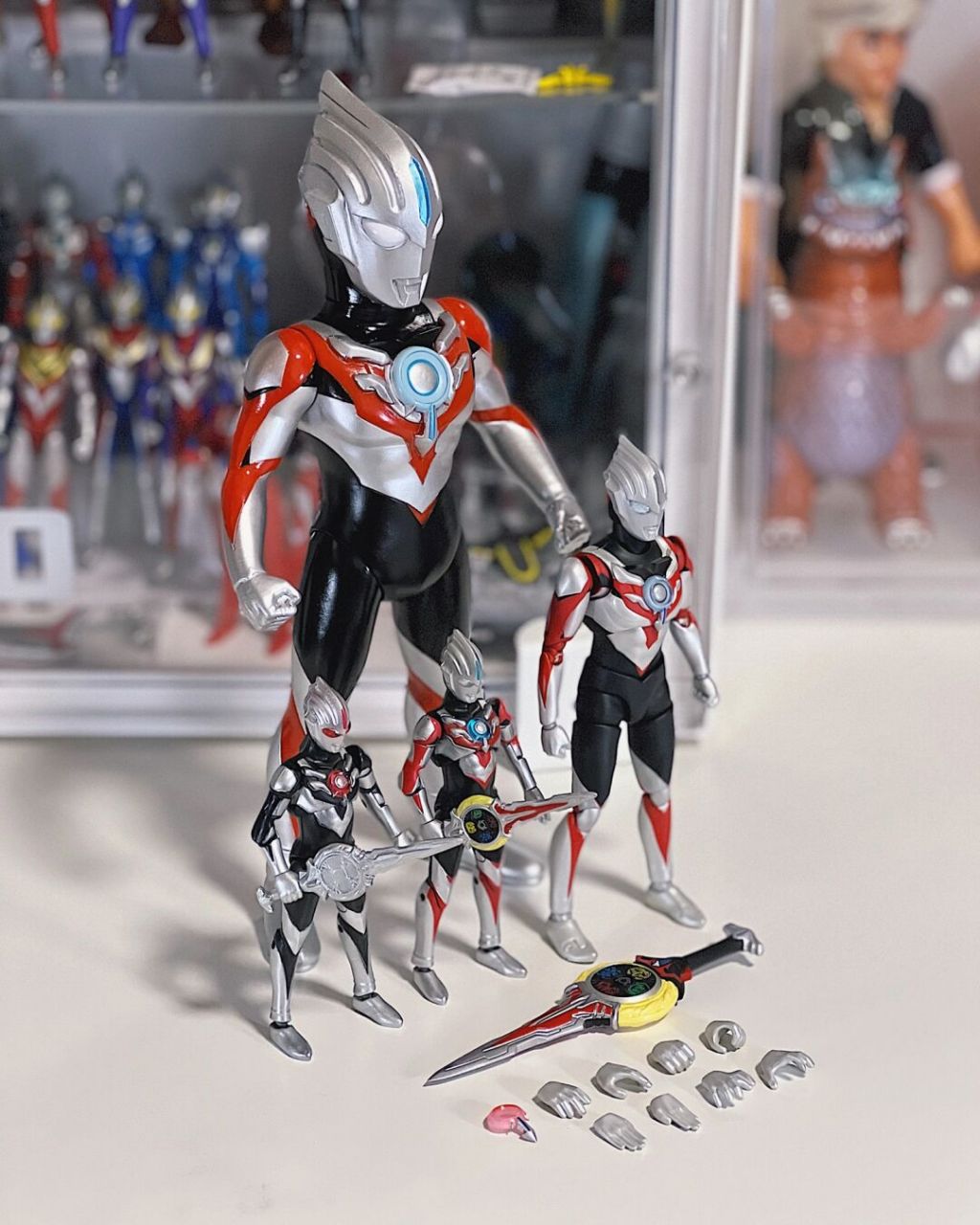 一次性看完欧布奥特曼shf,sofubi,超动对比 以前我看昭和系的奥特曼