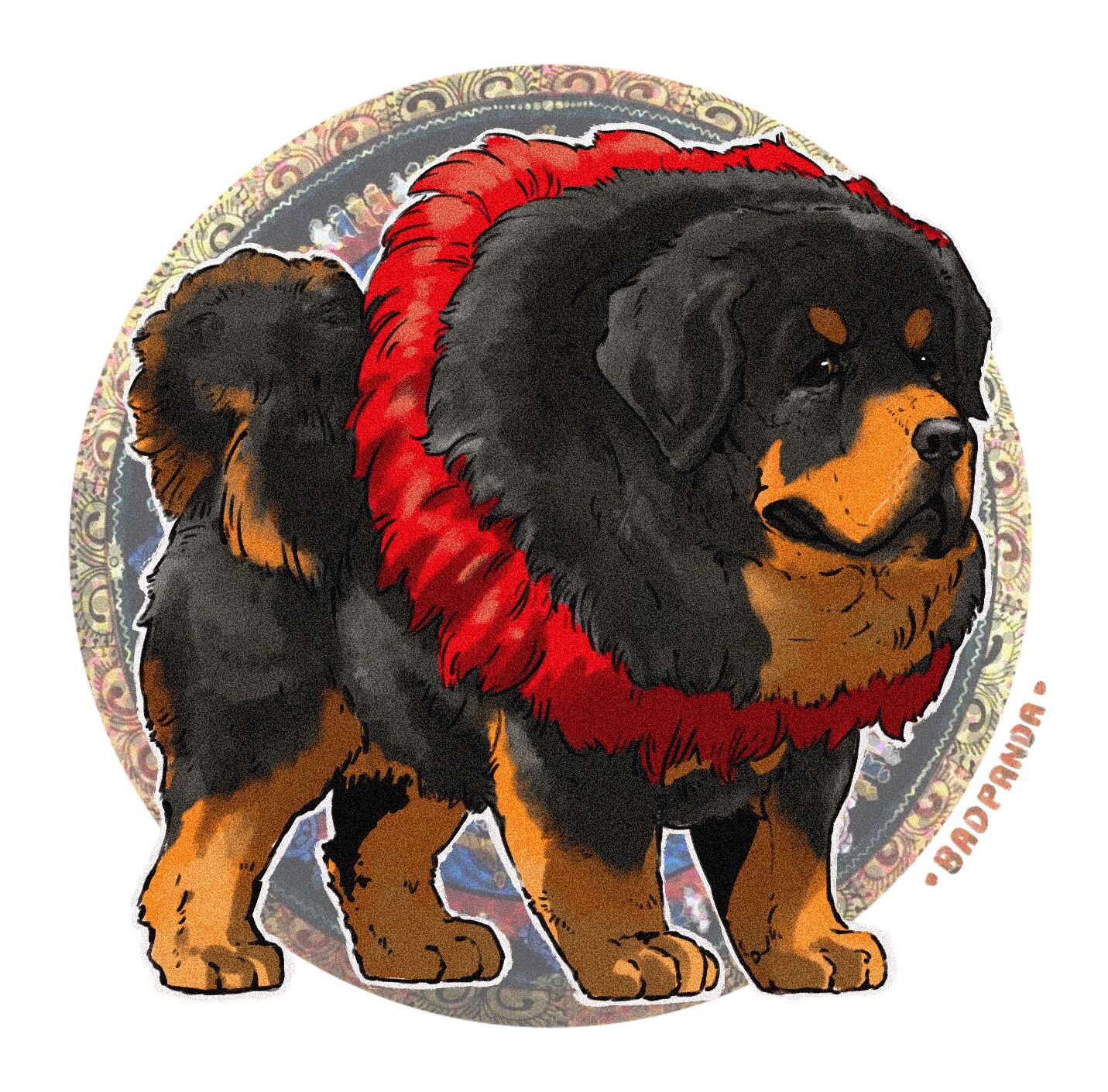 画个狗狗第九期——藏獒