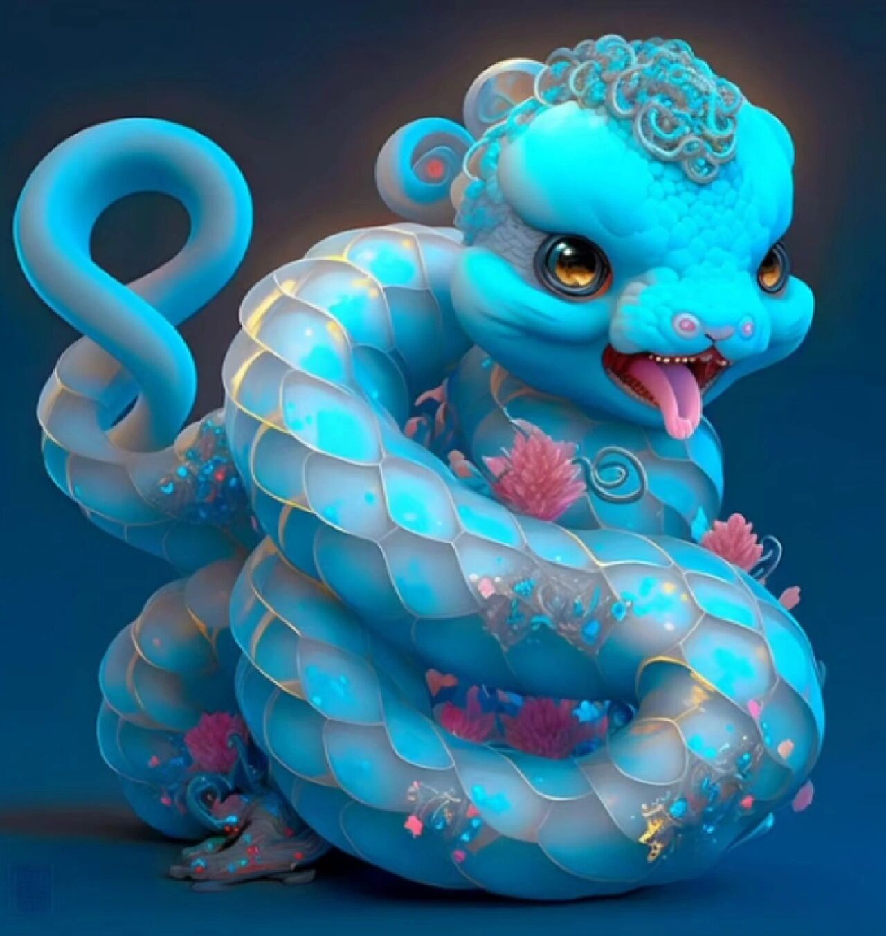 蛇宝宝专属生肖头像