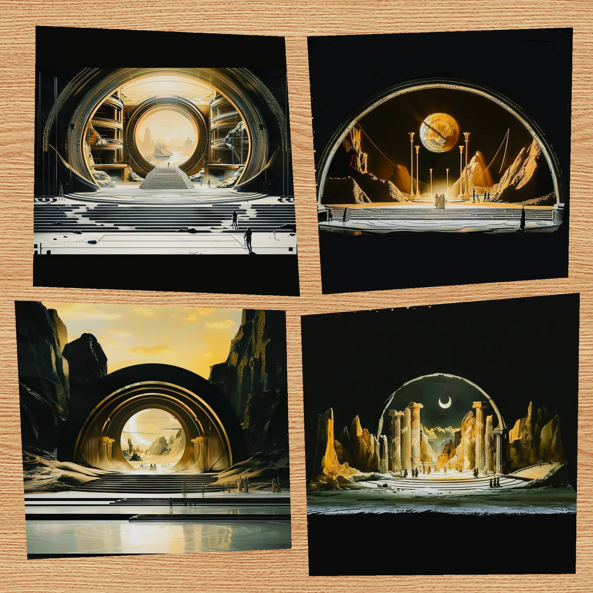 俄狄浦斯王话剧舞台创意布局