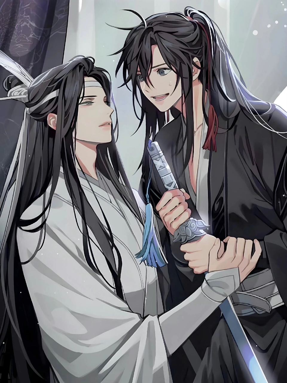魔道祖师 魏无羡×蓝忘机 最先看的是动漫,cv 是阿杰和边江,刚出的