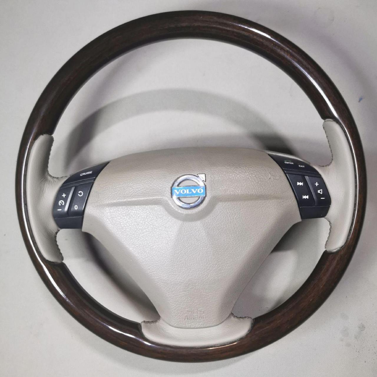 沃尔沃s60l方向盘翻新修复改装